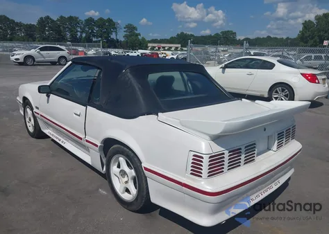 1989 Ford Mustang Gt/Cobra Gt из США, поврежденный, VIN 1FABP45E5KF126327